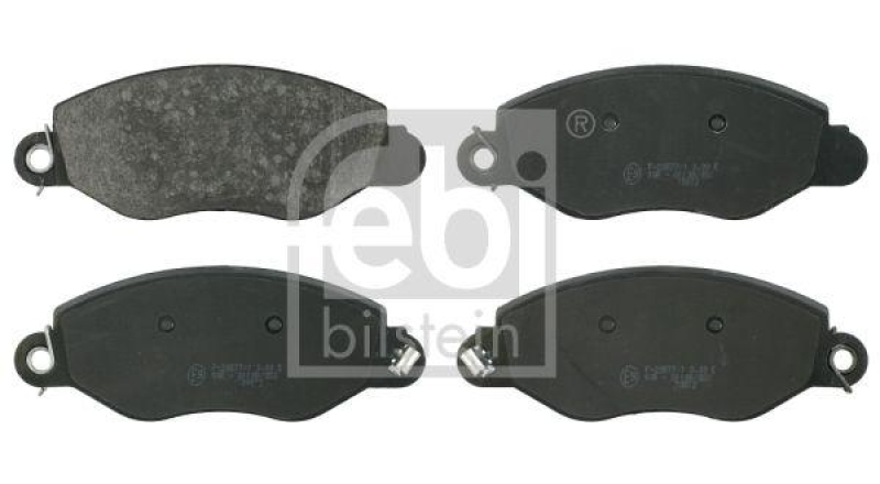 FEBI BILSTEIN 16424 Bremsbelagsatz für Ford