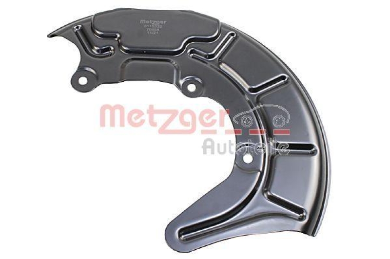 METZGER 6115332 Spritzblech, Bremsscheibe für AUDI/VW VA rechts