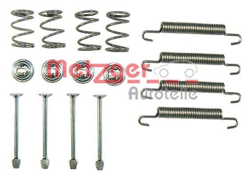 METZGER 105-0711 Zubehörsatz, Feststellbremsbacken für OPEL