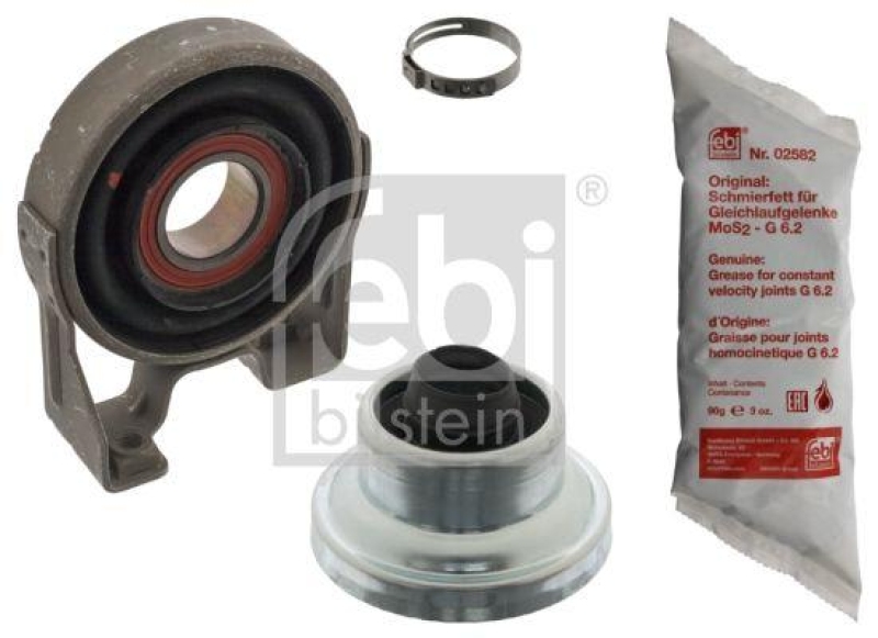 FEBI BILSTEIN 100590 Rep. Satz Kardanwellenmittellager für VW-Audi