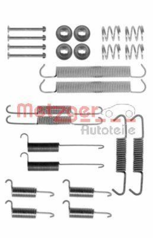 METZGER 105-0712 Zubehörsatz, Bremsbacken für VW