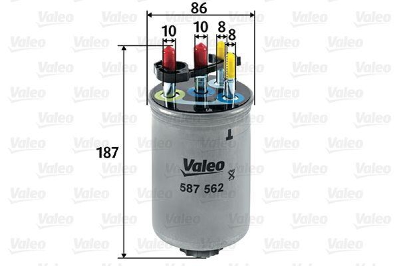 VALEO 587562 Kraftstofffilter, Diesel