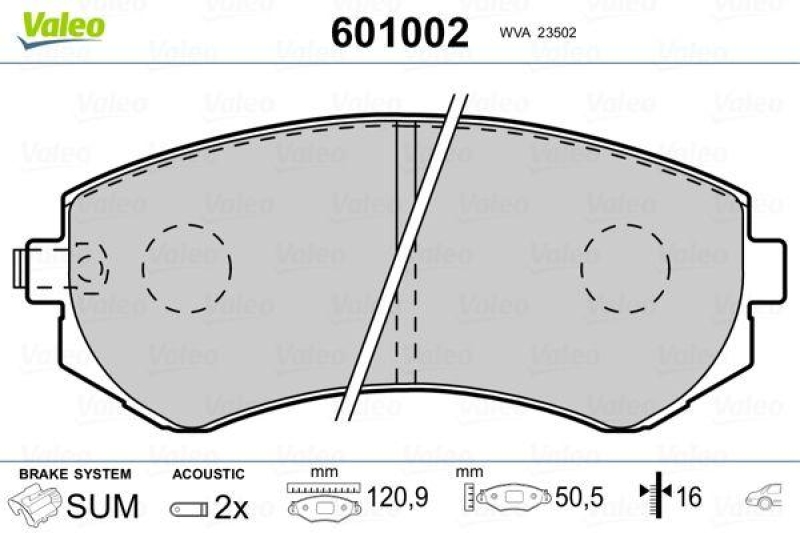 VALEO 601002 SBB-Satz PREMIUM