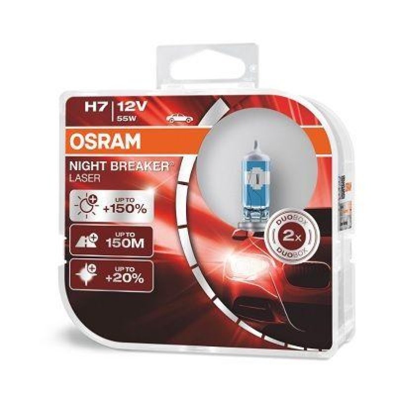 OSRAM 64210NL-HCB Glühbirnen H7 NIGHT BREAKER® LASER 55W