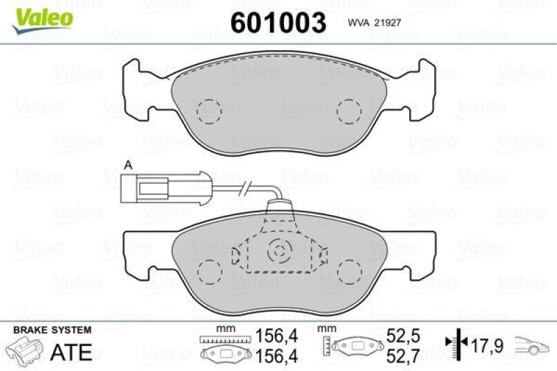 VALEO 601003 SBB-Satz PREMIUM