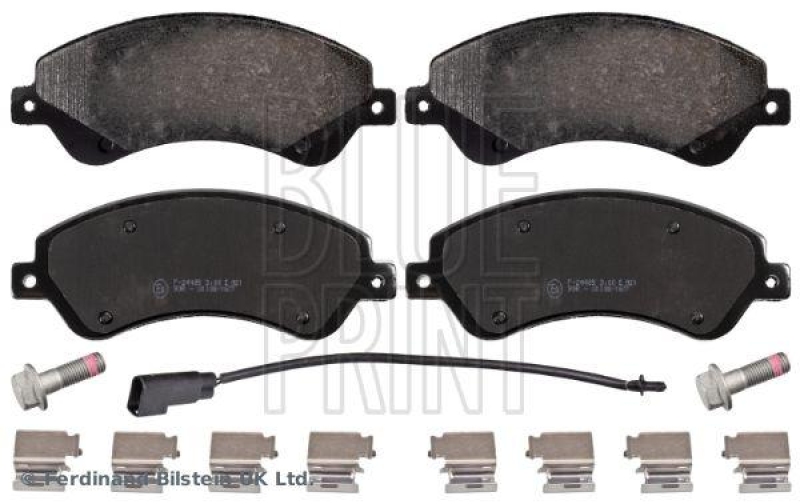 BLUE PRINT ADF124219 Bremsbelagsatz mit Befestigungsmaterial f&uuml;r Ford Pkw