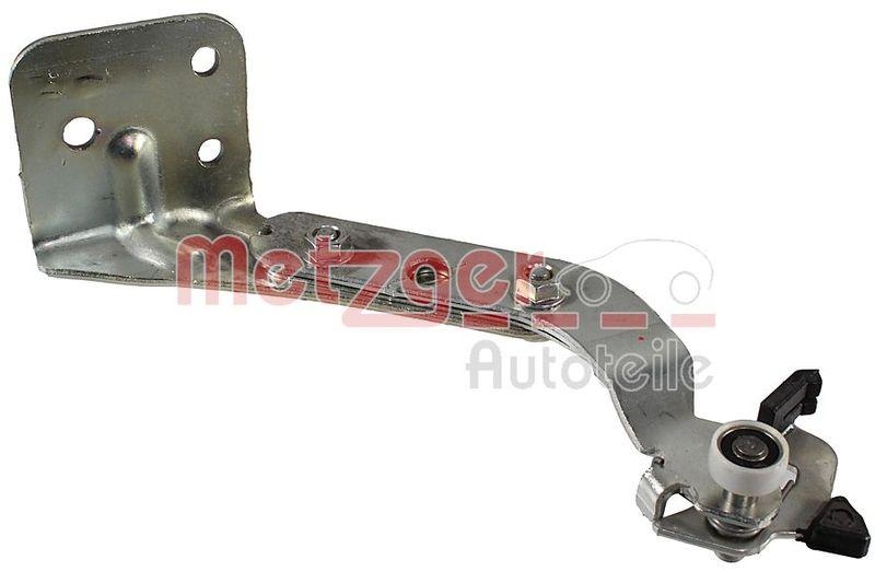 METZGER 2310157 Rollenführung, Schiebetür für CITROEN/FIAT/PEUGEOT links UNTEN