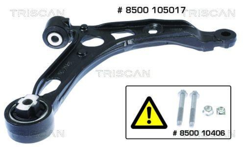 TRISCAN 8500 105017 Querlenker für Citroen, Fiat, Peugeot