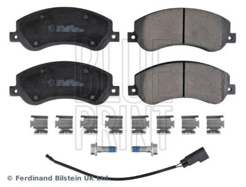 BLUE PRINT ADF124220 Bremsbelagsatz mit Befestigungsmaterial f&uuml;r Ford Pkw