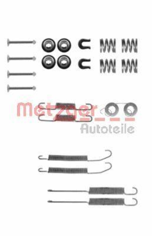 METZGER 105-0718 Zubehörsatz, Bremsbacken für NISSAN