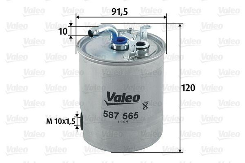 VALEO 587565 Kraftstofffilter, Diesel