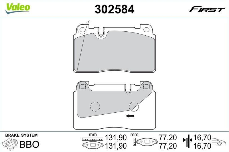 VALEO 302584 SBB-Satz First