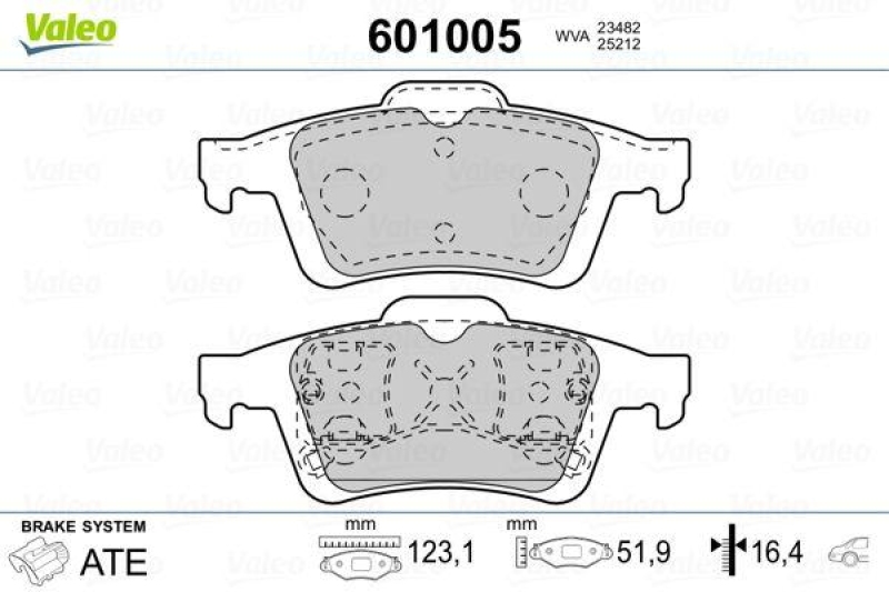 VALEO 601005 SBB-Satz PREMIUM