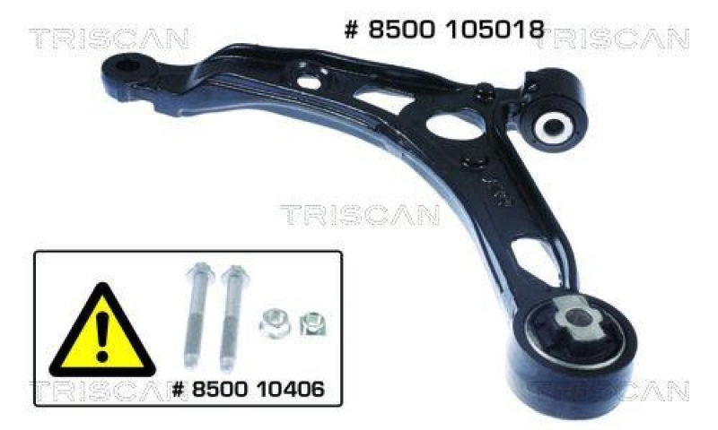 TRISCAN 8500 105018 Querlenker für Citroen, Fiat, Peugeot