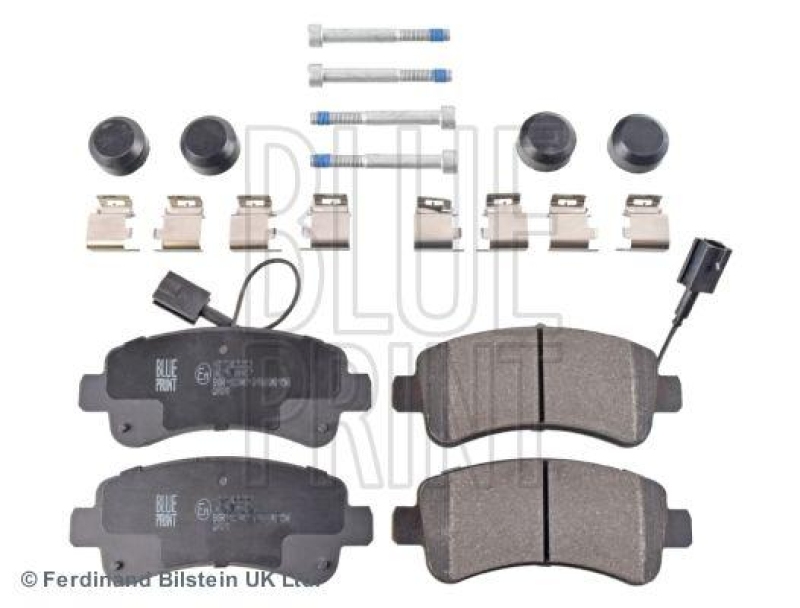 BLUE PRINT ADP154248 Bremsbelagsatz mit Befestigungsmaterial f&uuml;r Peugeot