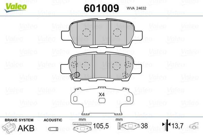 VALEO 601009 SBB-Satz PREMIUM