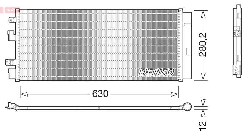 DENSO DCN20018 Kondensator A/C OPEL CORSA E (X15) 1.4 (14-)