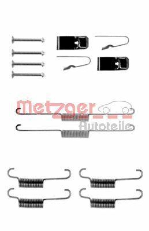 METZGER 105-0723 Zubehörsatz, Bremsbacken für SUZUKI