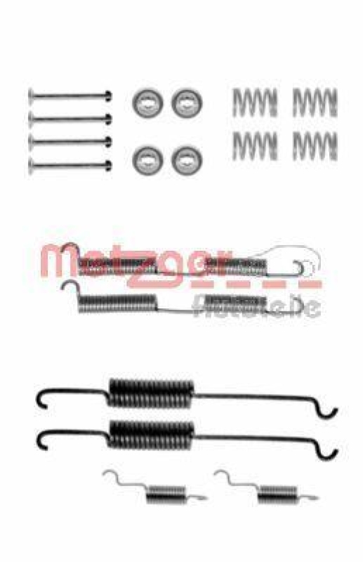 METZGER 105-0727 Zubehörsatz, Bremsbacken für MB