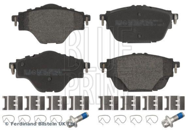 BLUE PRINT ADP154252 Bremsbelagsatz mit Anbaumaterial f&uuml;r Peugeot