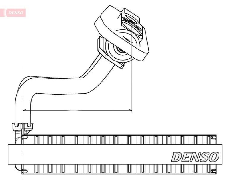 DENSO DEV09020 Verdampfer A/C FIAT PUNTO / GRANDE PUNTO (199) 1.4 BJ: 2005 -