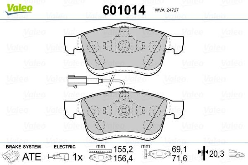 VALEO 601014 SBB-Satz PREMIUM