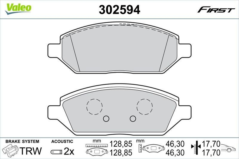 VALEO 302594 SBB-Satz First