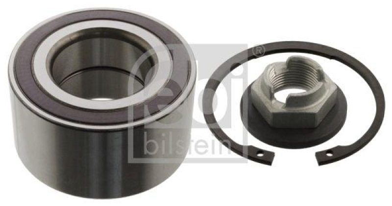 FEBI BILSTEIN 31379 Radlagersatz mit ABS-Impulsring, Achsmutter und Sicherungsring für Ford