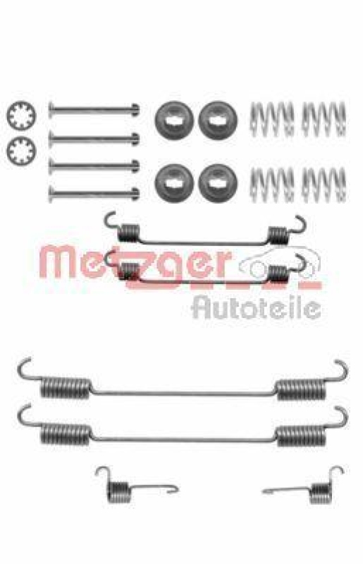 METZGER 105-0740 Zubehörsatz, Bremsbacken für CITROEN/FIAT/LANCIA/PEUGEOT