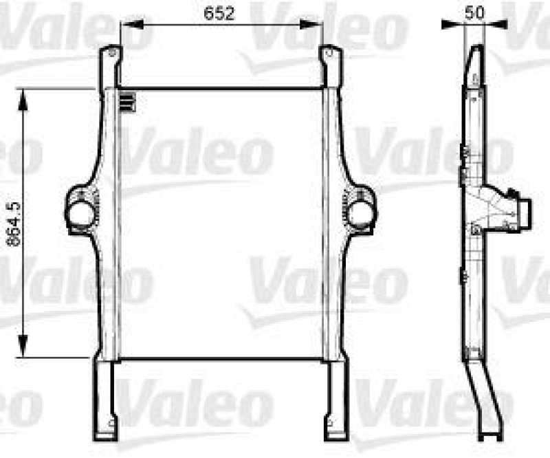 VALEO 818735 Ladeluftkuhler, IVECO STRALIS (02-)