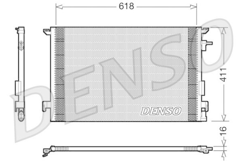 DENSO DCN20031 Kondensator A/C OPEL VECTRA C Estate 1.9 CDTI (2004 - )