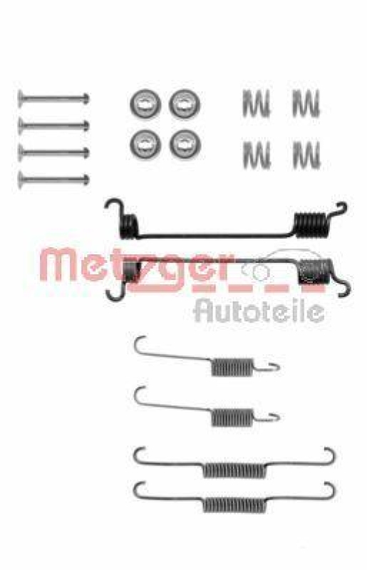 METZGER 105-0741 Zubehörsatz, Bremsbacken für NISSAN