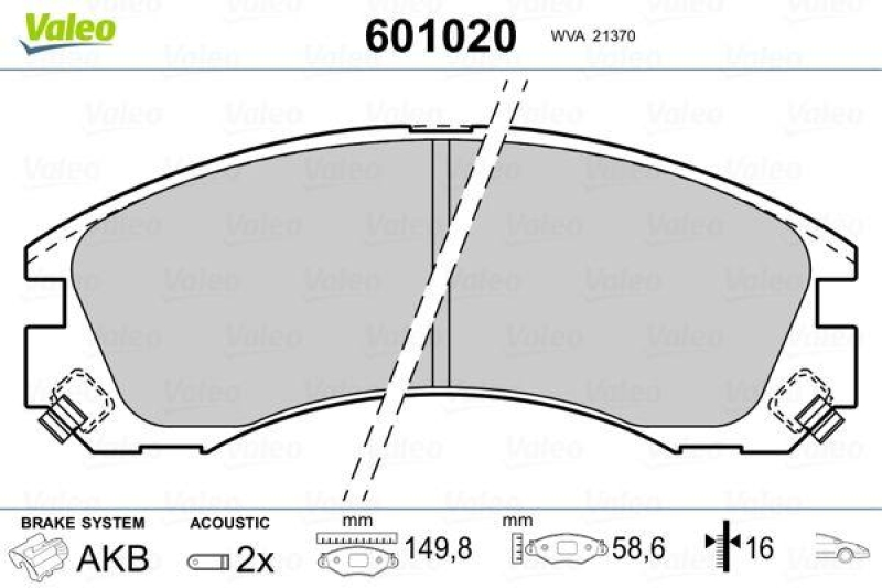 VALEO 601020 SBB-Satz PREMIUM