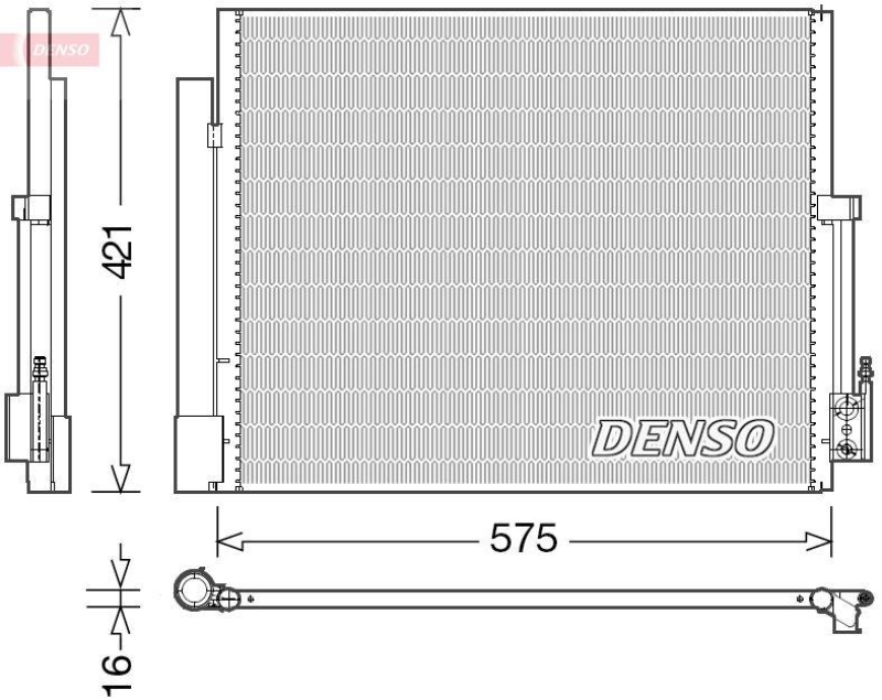 DENSO DCN20036 Kondensator A/C OPEL MERIVA B 1.4 (2010 - )