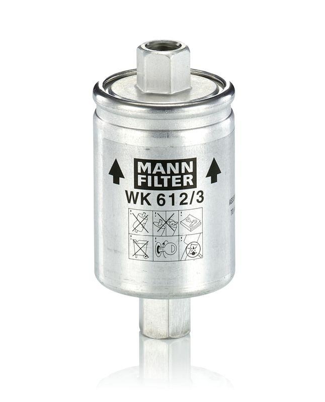 MANN-FILTER WK 612/3 Kraftstoffilter für Rover