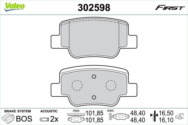 VALEO 302598 SBB-Satz First