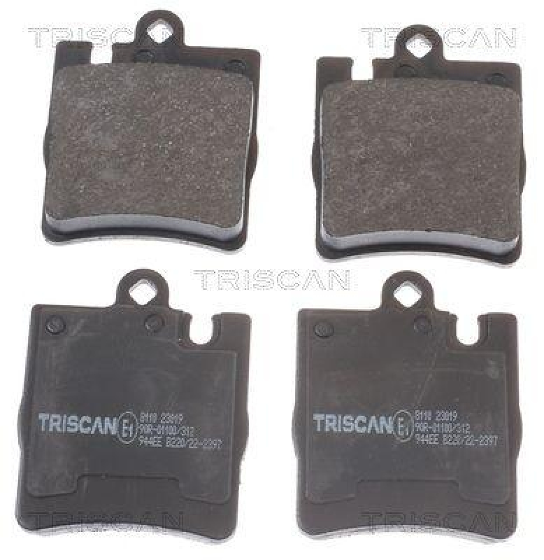 TRISCAN 8110 23019 Bremsbelag Hinten für Mercedes