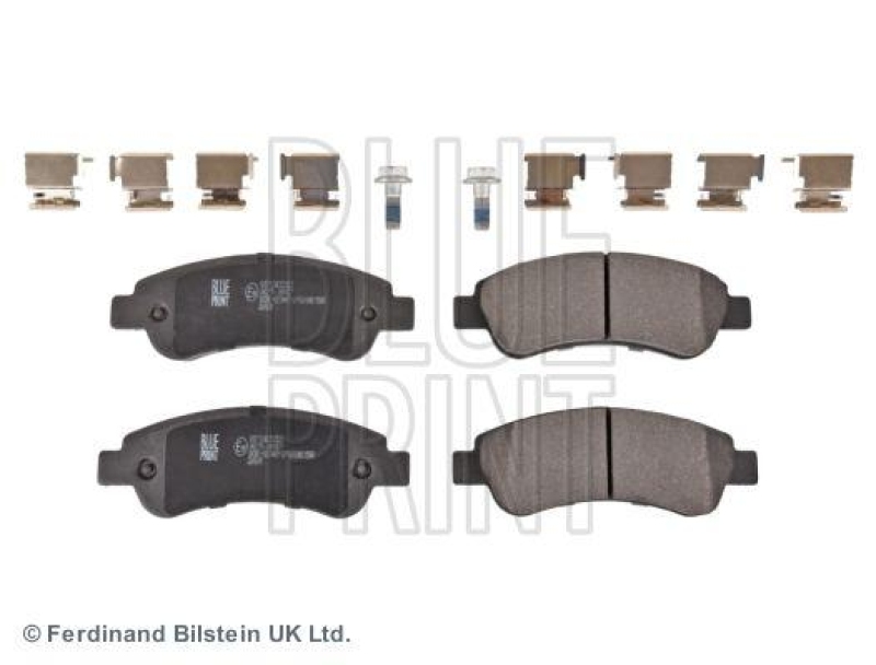 BLUE PRINT ADP154258 Bremsbelagsatz mit Befestigungsmaterial f&uuml;r Peugeot