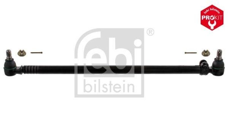 FEBI BILSTEIN 35043 Lenkstange mit Kronenmuttern und Splinten für Iveco