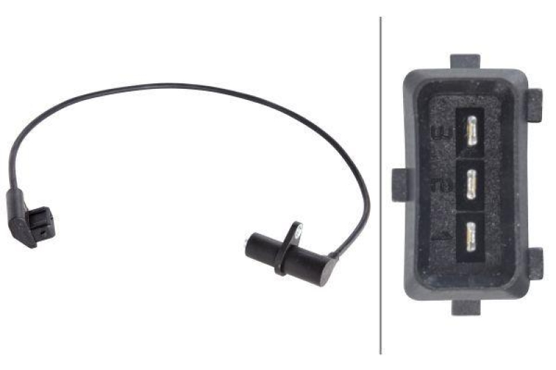 HELLA 6PU012681-001 Sensor Raddrehzahl