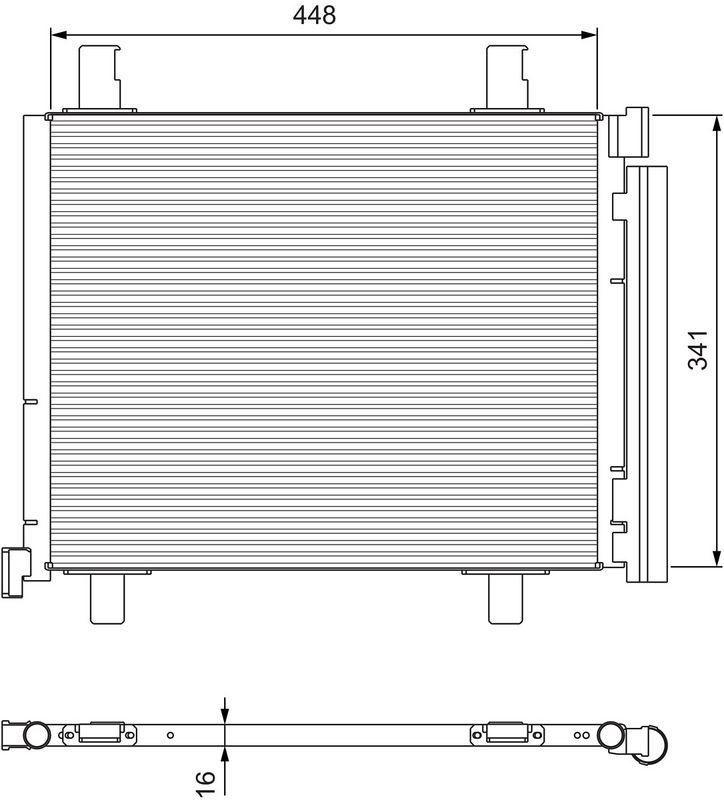 VALEO 814168 Kondensator Volkswagen Citigo / Up