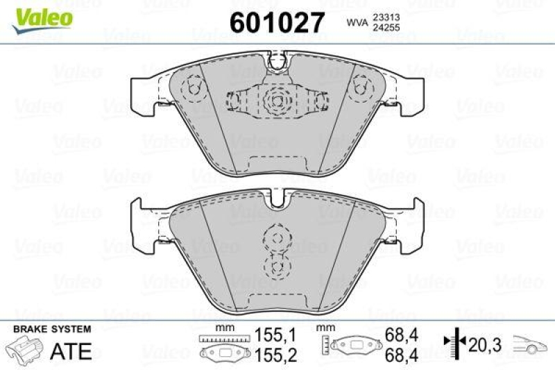 VALEO 601027 SBB-Satz PREMIUM