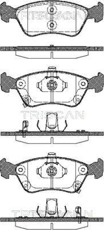 TRISCAN 8110 13018 Bremsbelag Vorne für Toyota Avensis