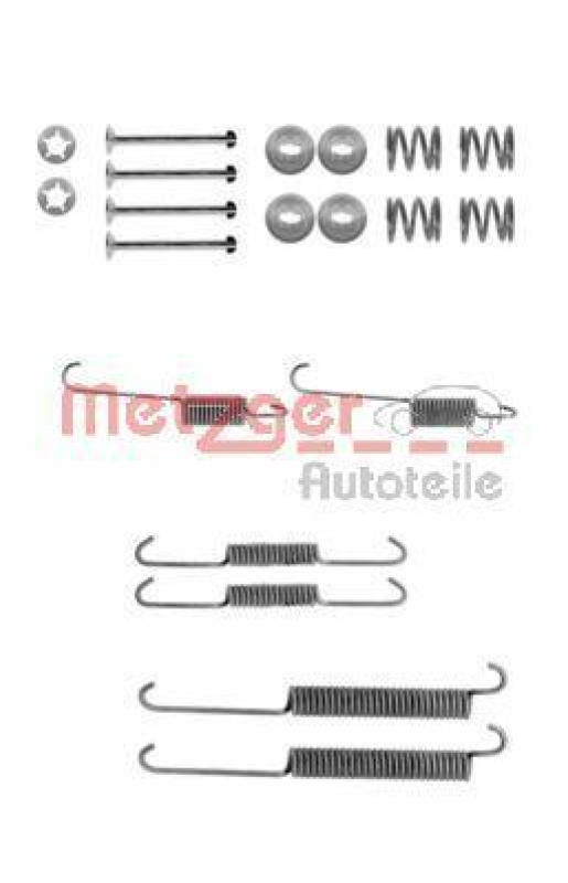 METZGER 105-0754 Zubehörsatz, Bremsbacken für CITROEN/PEUGEOT