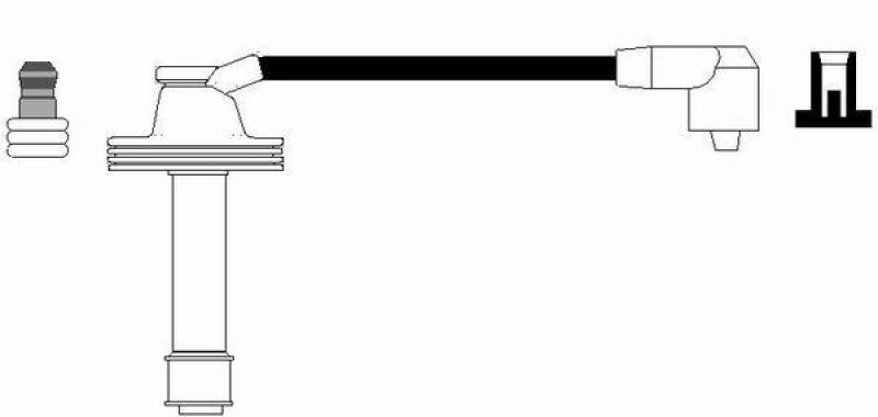 NGK 38998 Zündkabel PU-3A-000 641 030 |Zündleitung