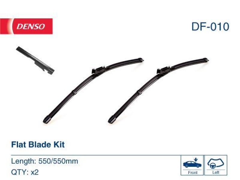 DENSO DF-010 Wischer Flat Blade Kit Diverse Hersteller