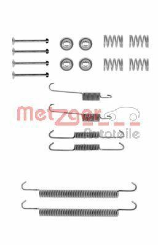 METZGER 105-0757 Zubehörsatz, Bremsbacken für CITROEN/RENAULT