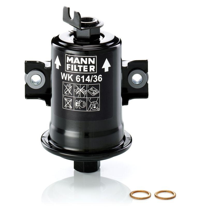 MANN-FILTER WK 614/36 x Kraftstoffilter für Toyota