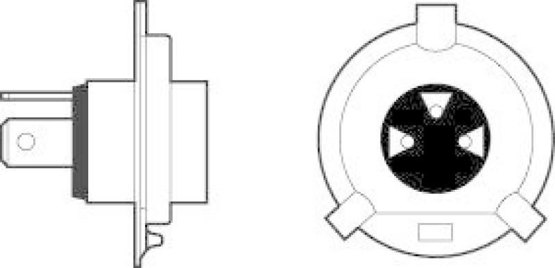 VALEO 032509 H4 Fahrzeuglampe Karton (LIFE X2)