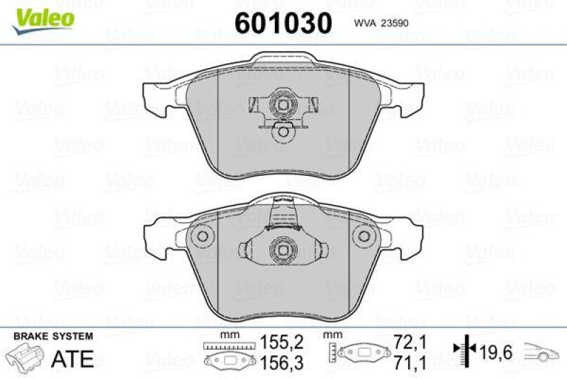 VALEO 601030 SBB-Satz PREMIUM